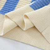 Long-lasting Retro Striped Knit Jumper Sweater