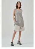 Side Slit Unisex Sleeveless T-shirt