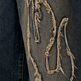 Edgy Chain Denim Jorts