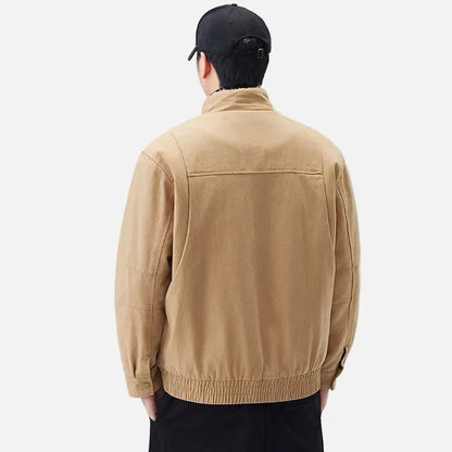 American Style Warm Lamb Inner Fur Jacket