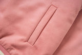 Quilted Stand Collar Letter Patch Varsity Jacket