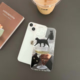 Black Cat iPhone Case