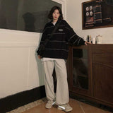 Striped Black Sweatshirt