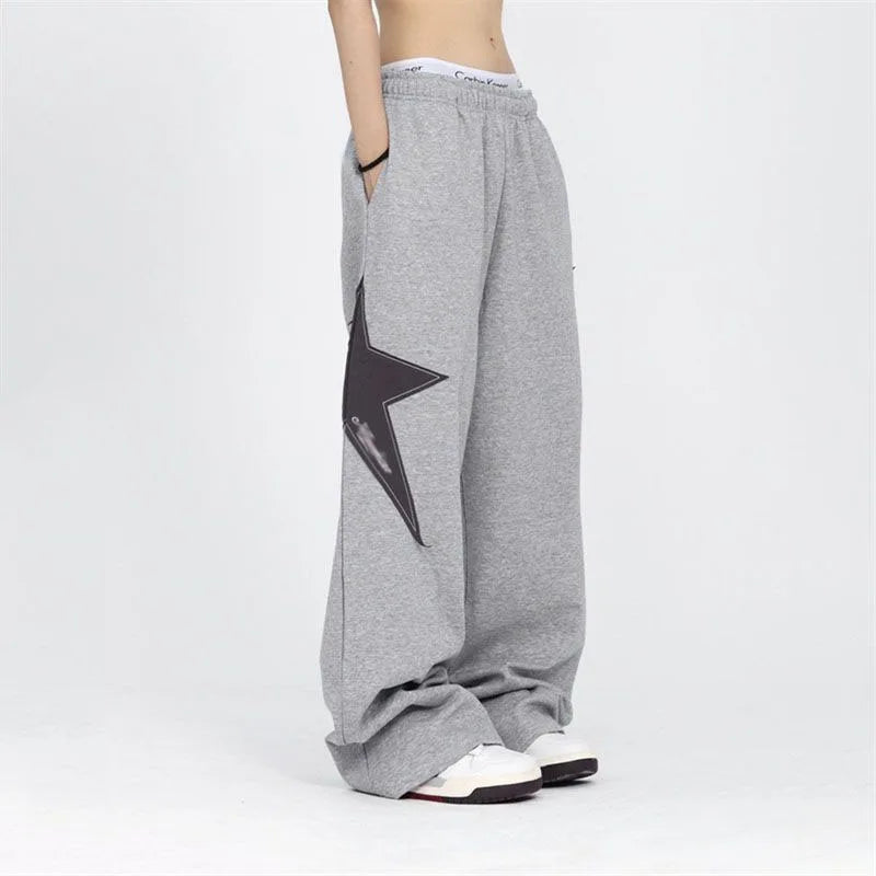 Women Starry Jogging Hip Sweatpants