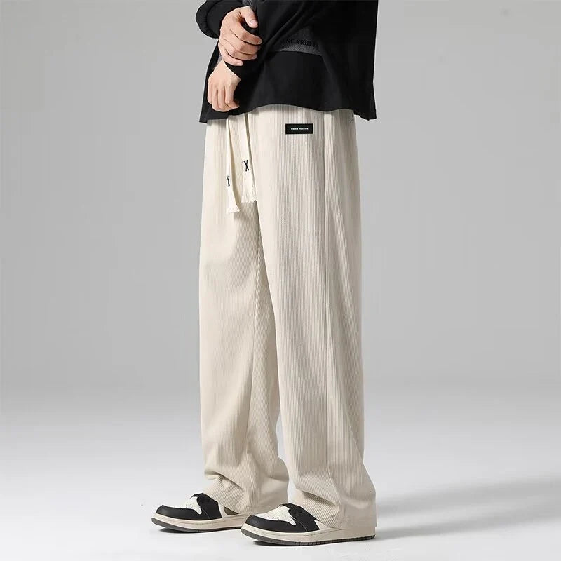 Corduroy Wide Leg Pants with Pants