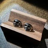 Retro Skull Helix Non-Pierced Earrings