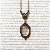 Gothic Vintage Magnifying Glass Pendant Necklace