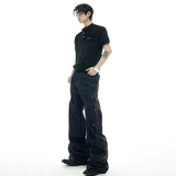 High-Quality Personalized Embroidery Wide Leg Jeans
