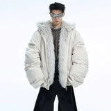 Men Warm Winter Casual Layers Hooded Cotton Jacket