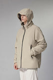 High-Collar Zipper Jacket