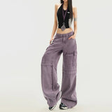 Retro Loose Fit High Waist Jeans
