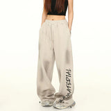 Streetwear Cool High Waist Graffiti Letter Sweatpants