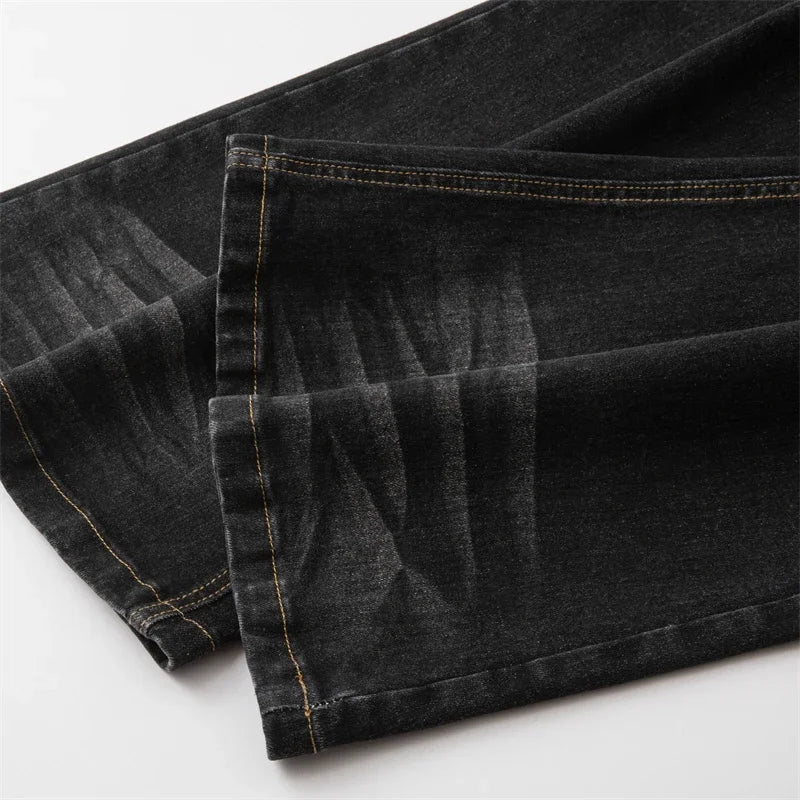 High Quality Oversize Black Denim Jeans