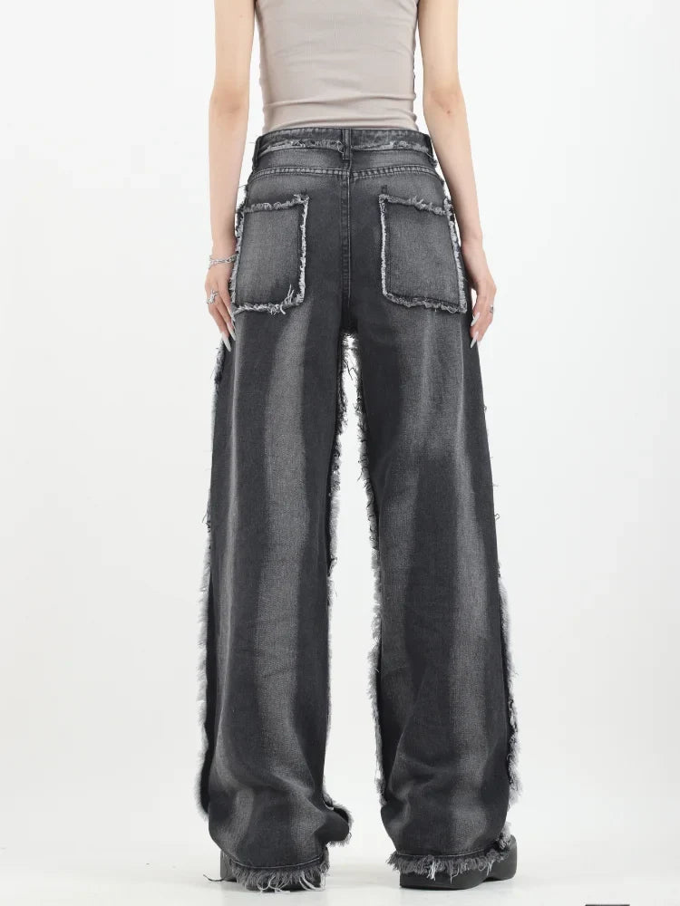 Urban Patchwork Denim Jeans