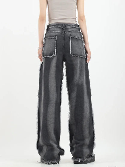 Urban Patchwork Denim Jeans