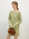 Women Hip Hop Casual Natural Linen Knitted Sweater