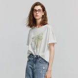 Women Comfort Stylish Short Sleeve Casual T-Shirt