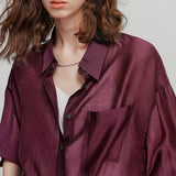 Women Casual Stylish Short Sleeve Summer Blouse Shirt