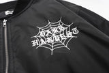 Vintage Black Embroidery Spider Jacket
