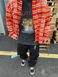 Retro Korean Style Patcwork Trend Flannel Shirt
