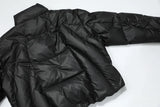 Durable High Street Spliced PU Leather Jacket
