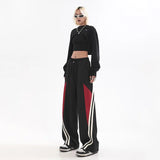 Striped Vintage Hip Hop Jogging Sweatpants
