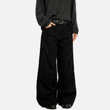 American Style Solid Color Cotton Cargo Pants