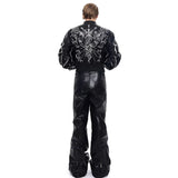 Personalized Pattern Printed Motorcycle Leather Jacket