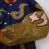 Vintage Embroidery Varsity Jacket