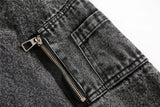 Versatile Streetwear Oversized Hip Hop Denim Jacket