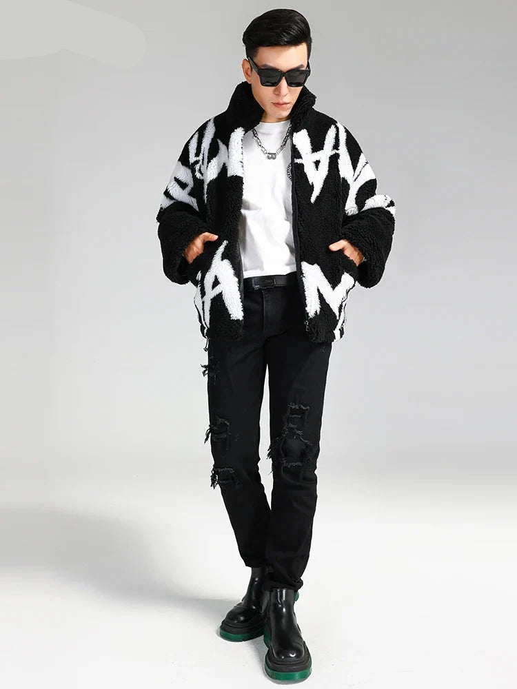 Oversized Thickened Warm Faux Fur Jacket