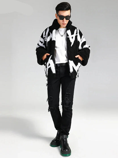 Oversized Thickened Warm Faux Fur Jacket
