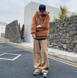 Streetwear Loose Casual Wide Leg Letter Sweatpants