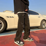 Cross Patch Denim Pants