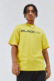 Finger Print Graphic Oversized T-shirt