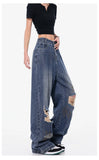 Women Cool Vintage Hip Hop Ripped Jeans