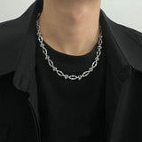 Geometric Titanium Steel Hip Hop Necklace