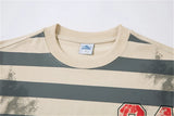 Investment Piece Striped Short Sleeve Cotton T-Shirt