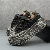 Streetwear Canvas Lace-Up Casual Sneaker