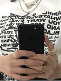 Vintage Cute Rabbit Print Loose T-Shirt