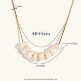 Elegant Korean Pearl Pendant Necklace