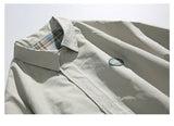 Autumn Plaid Casual Double Face Windbreaker Jacket
