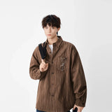 Y2K Vertical Striped Long Sleeve Shirt
