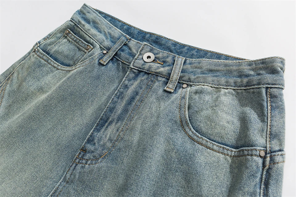 Y2k Rivet Pocket Jeans