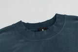 Vintage Patchwork Distressed Ripped Crewneck Sweatshirt