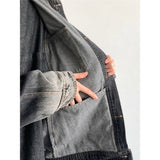 High-Quality Vintage Washed Denim Jacket