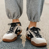 Breathable Comfortable Lace Up Vulcanized Sneaker