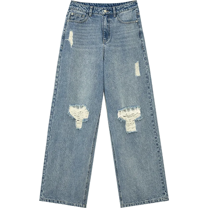 Chic Loose Wide Leg Jeans Jeans