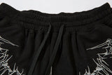 Y2K Embroidery Baggy Shorts