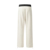 Modern Spliced Two-Piece Elastic Waist Jogger